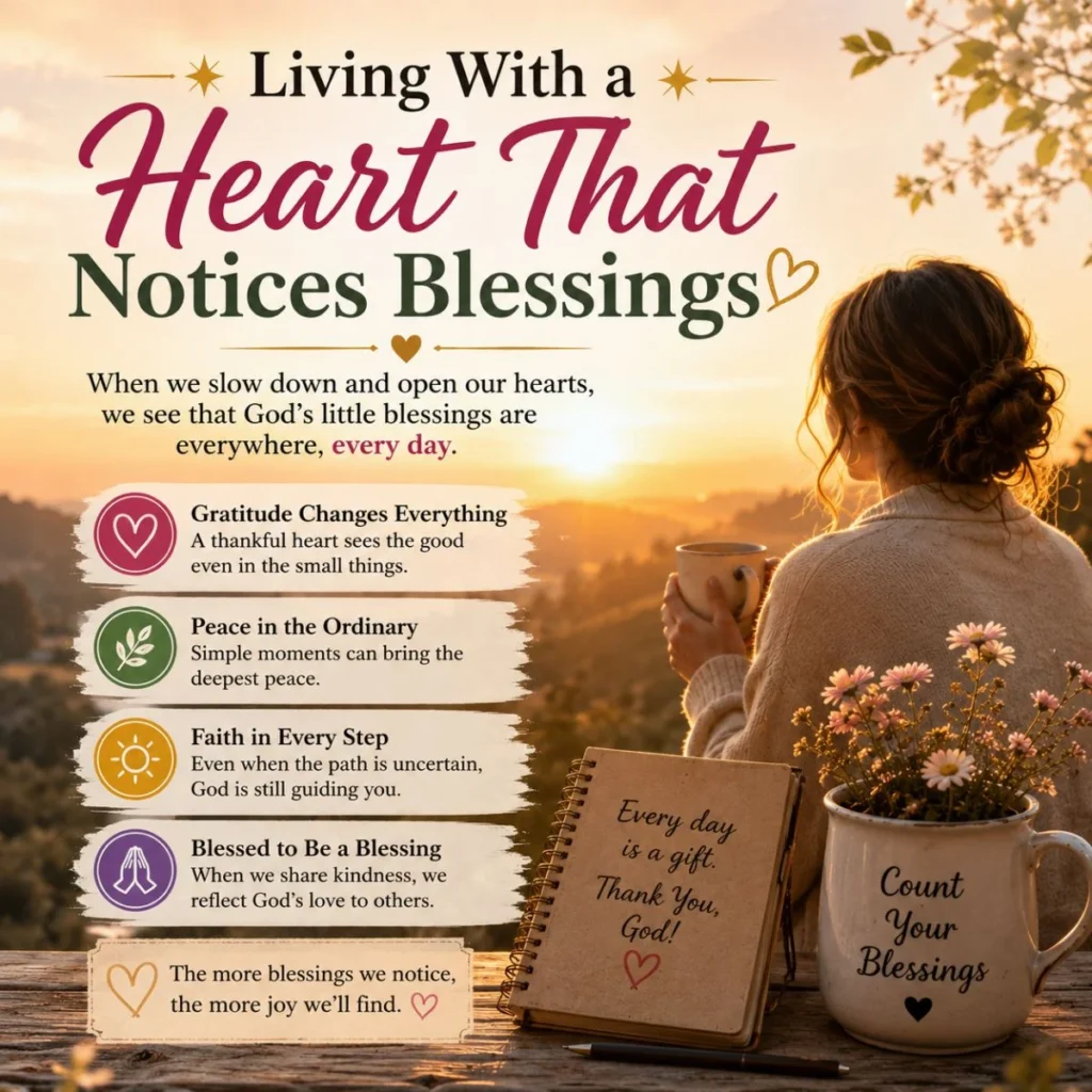 Peaceful woman reflecting on life’s blessings during golden sunset with calm spiritual atmosphere