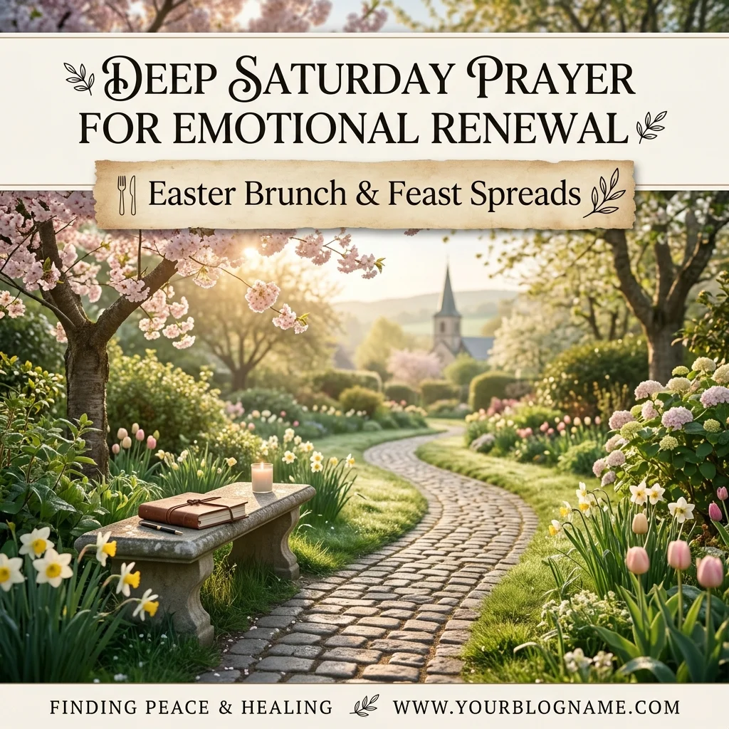 Deep Saturday Prayer for Emotional Renewal 🌿