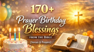170+ prayer birthday blessings from the Bible with verses and prayers featured image