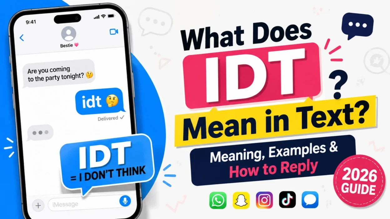 IDT meaning in text explained with chat examples and a 2026 guide on how to reply