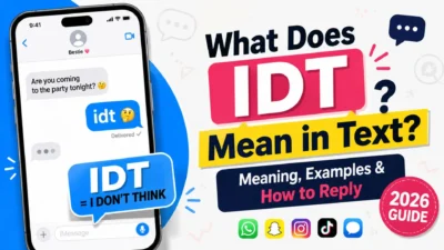 IDT meaning in text explained with chat examples and a 2026 guide on how to reply