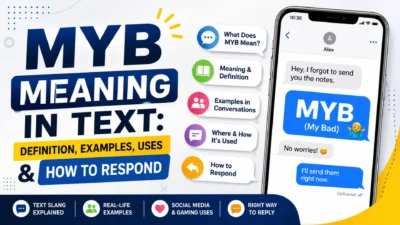 MYB meaning in text explained with examples, uses, and how to respond in everyday chats