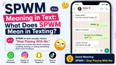 SPWM meaning in text explained with Stop Playing With Me, chat examples, and social media usage