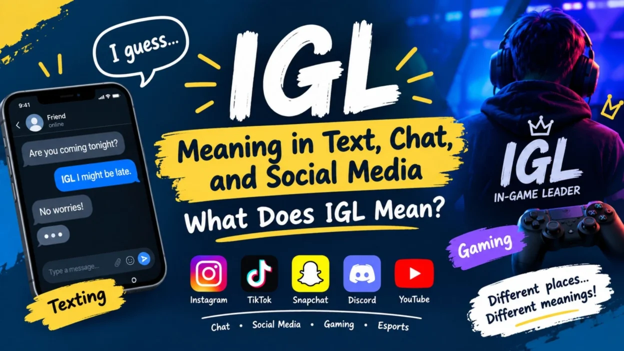 IGL meaning in text, chat, social media, and gaming explained